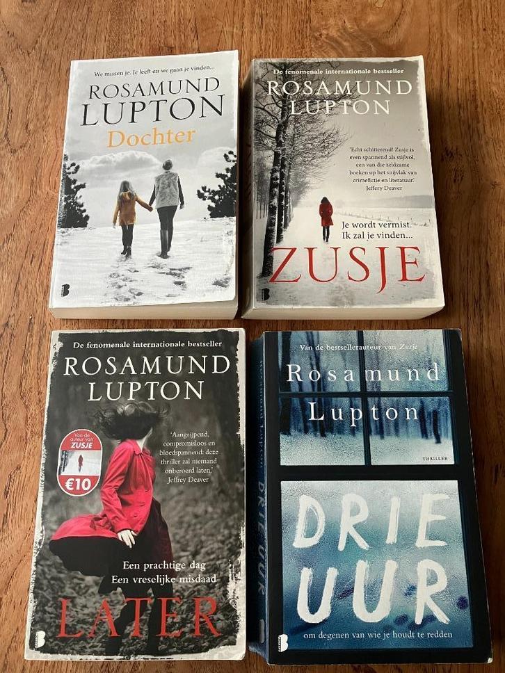 4x Rosamund Lupton, 4 euro per stuk, Boeken, Thrillers, Gelezen, Europa overig, Ophalen of Verzenden