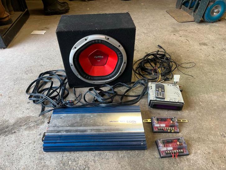 Sony Autoradio CDX-M850MP, X-plode Sub, AutoSound versterker, Auto diversen, Autoradio's, Gebruikt, Ophalen of Verzenden