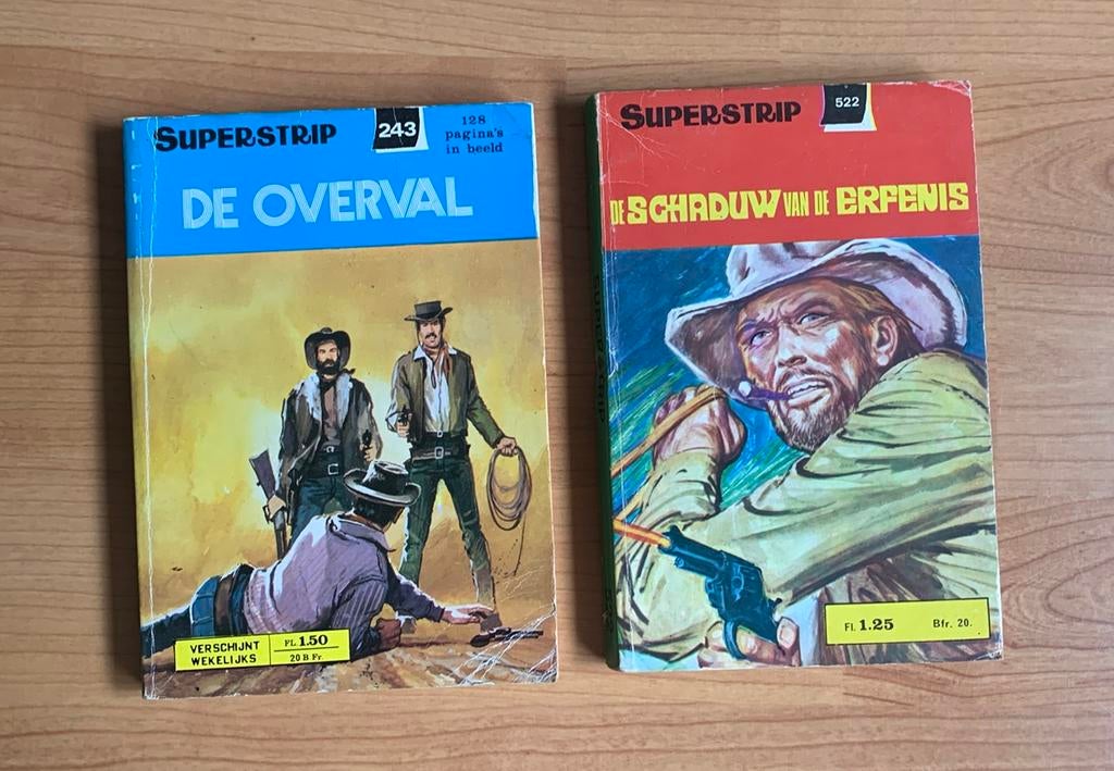 Oude western strippockets zwartwit, Meerdere stripboeken, Ophalen of Verzenden, Gelezen