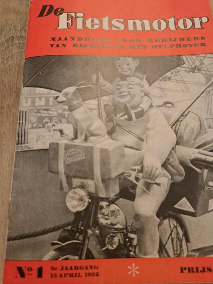 " DE FIETSMOTOR "  Jaren '50, Fietsen en Brommers, Handleidingen en Instructieboekjes, Ophalen of Verzenden