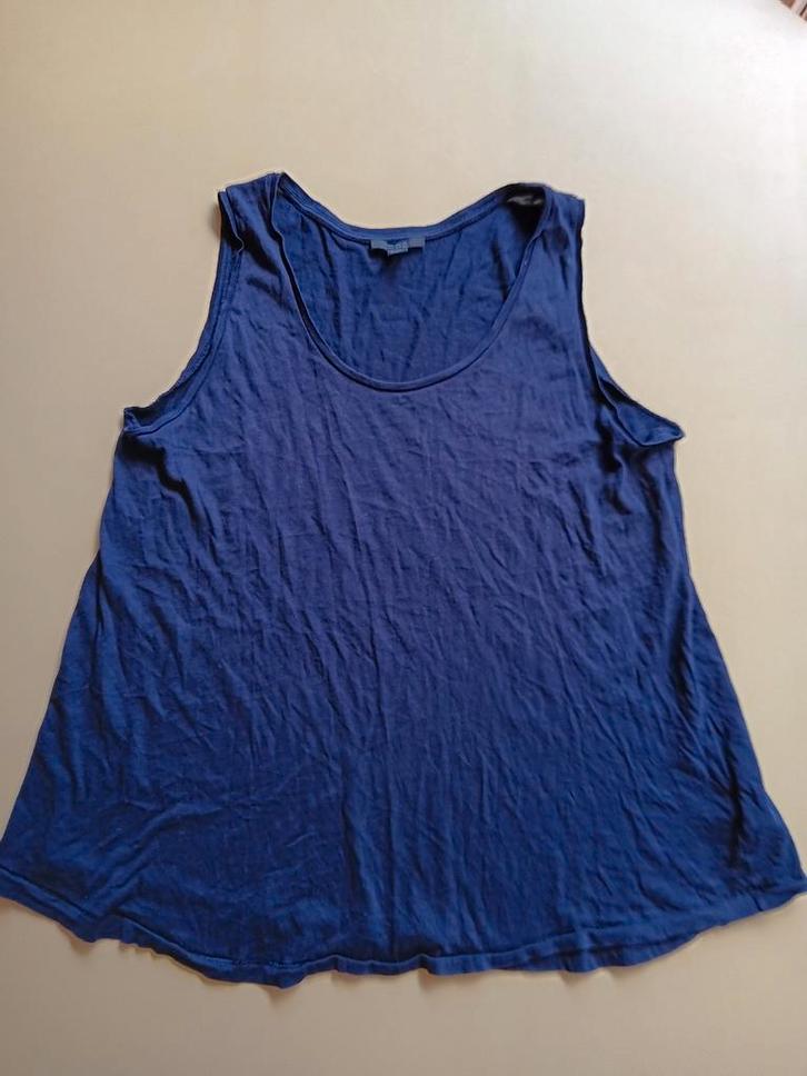 Cos S singlet donkerblauw, Kleding | Dames, Tops, Zo goed als nieuw, Maat 36 (S), Blauw, Zonder mouw, Ophalen of Verzenden