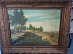 Oud schilderij - R. Overdijk 1948, Antiek en Kunst, Kunst | Schilderijen | Klassiek, Ophalen