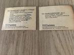 2x voetbalkaarten Montygum 1971, Ophalen of Verzenden, Gebruikt, Plaatje