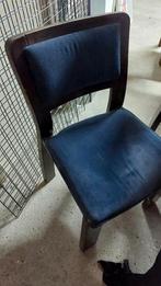 8 Eetkamerstoelen - Gratis Af te Halen, Huis en Inrichting, Stoelen, Ophalen, Hout, Gebruikt, Blauw