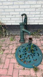 Gietijzer waterpomp en parasol voet, Ophalen, Zo goed als nieuw, Minder dan 1 meter, Parasolvoet