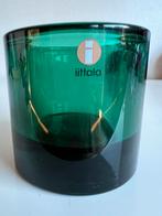 Iittala KIVI Marimekko Waxinelichthouder~Smaragdgroen, Overige materialen, Ophalen of Verzenden, Zo goed als nieuw, Minder dan 25 cm