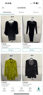 Vinted Account met Tassen, Kleding en Accessoires, Kleding | Dames, Maat 38/40 (M), Zwart, Ophalen of Verzenden, Zo goed als nieuw