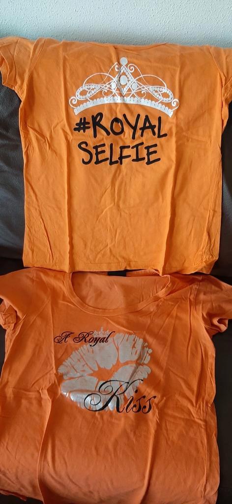7 Koningsdag Oranje tshirts, Kleding | Dames, Carnavalskleding en Feestkleding, Gedragen, Kleding, Oranje of Koningsdag, Ophalen of Verzenden