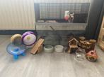 Hamsterverblijf, Dieren en Toebehoren, Knaagdieren en Konijnen | Hokken en Kooien, Ophalen of Verzenden, Gebruikt
