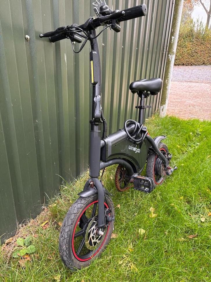 Windgoo Elektrische Fiets met Gashendel, Fietsen en Brommers, Elektrische fietsen, Zo goed als nieuw, Overige merken, Minder dan 47 cm