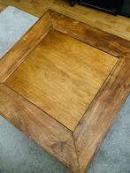 Salontafel teak 80x80cm, Ophalen, Gebruikt, 50 tot 100 cm, 50 tot 100 cm