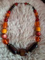 Vintage kralenketting begin 20e eeuw, Sieraden, Tassen en Uiterlijk, Kettingen, Ophalen of Verzenden, Gebruikt, Overige materialen