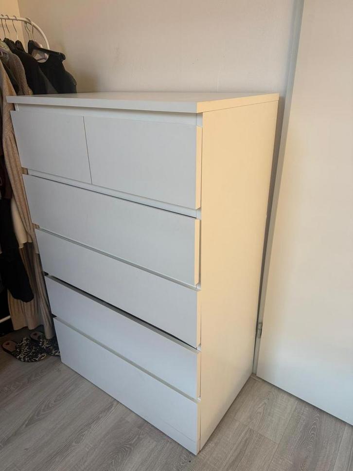 Hoge ladekast - 123x80x48 cm, Huis en Inrichting, Kasten | Ladekasten, Gebruikt, 100 tot 150 cm, 50 tot 100 cm, 25 tot 50 cm, Kunststof