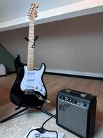Fender Squier Stratocaster met Versterker, Muziek en Instrumenten, Snaarinstrumenten | Gitaren | Elektrisch, Ophalen, Fender, Met versterker