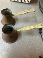 2 koperen koffiekannetjes, Antiek en Kunst, Antiek | Koper en Brons, Ophalen of Verzenden, Koper
