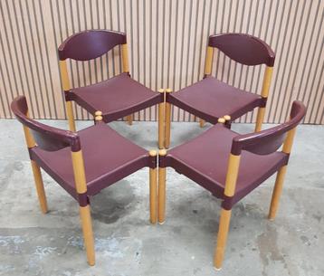 290 x Casala Strax Vintage stoelen horeca cafe Bauhaus retro beschikbaar voor biedingen