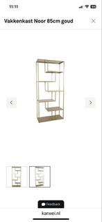 2x Vakkenkast Goud Karwei - ZGAN H190x B85x D35, Ophalen, Met plank(en), 50 tot 100 cm, Zo goed als nieuw