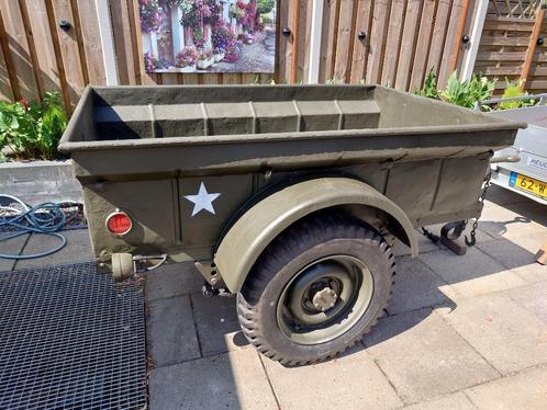 WW2 Willys MBT trailer 1/4 ton, Verzamelen, Militaria | Algemeen, Landmacht, Nederland, Ophalen