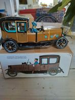Vintage metalen auto met chauffeur, Antiek en Kunst, Ophalen of Verzenden