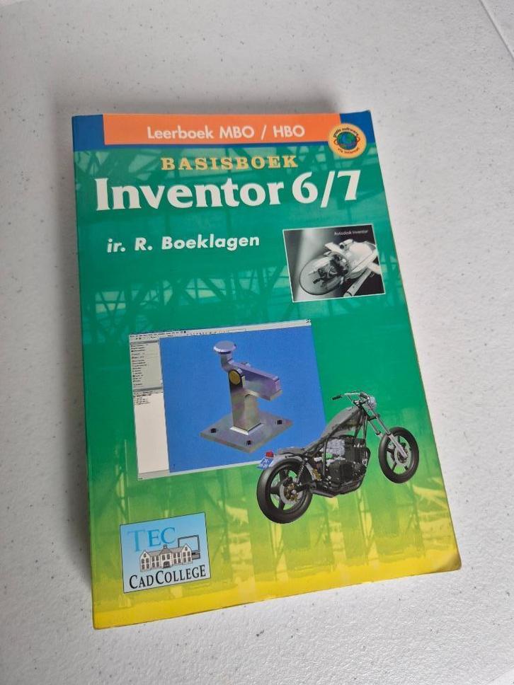 Basisboek Inventor versie 6/7, Boeken, Studieboeken en Cursussen, Zo goed als nieuw, MBO, Beta, Ophalen of Verzenden