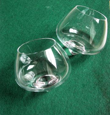 Deens design likeur/cognac glas, ontwerp Rikke Hagen beschikbaar voor biedingen