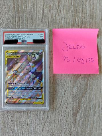 Solgaleo & Lunala GX PSA 7 - Cosmic Eclipse beschikbaar voor biedingen