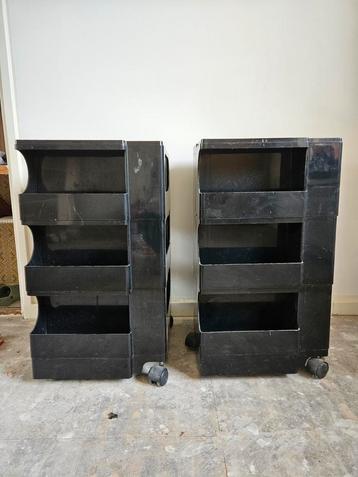 2 Joe Colombo Boby Trolley's - Opknapper beschikbaar voor biedingen