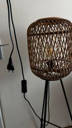 Bamboe vloerlamp op poten - 118cm hoog, Ophalen, Zo goed als nieuw, Hout, 100 tot 150 cm