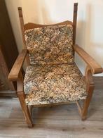 Twee antieke klassieke Gobelin kasteel stoelen - fauteuils, Ophalen, Gebruikt, Minder dan 75 cm, Stof