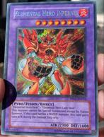 Yu-Gi-Oh! Elemental Hero Inferno PP02 Premium Pack !, Verzenden, Zo goed als nieuw, Losse kaart, Foil