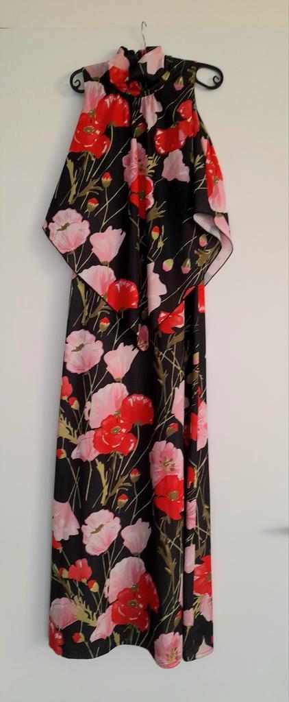 Chique vrolijk typisch Engelse baljurk  grote rode klaprozen, Kleding | Dames, Gelegenheidskleding, Nieuw, Galajurk, Ophalen of Verzenden