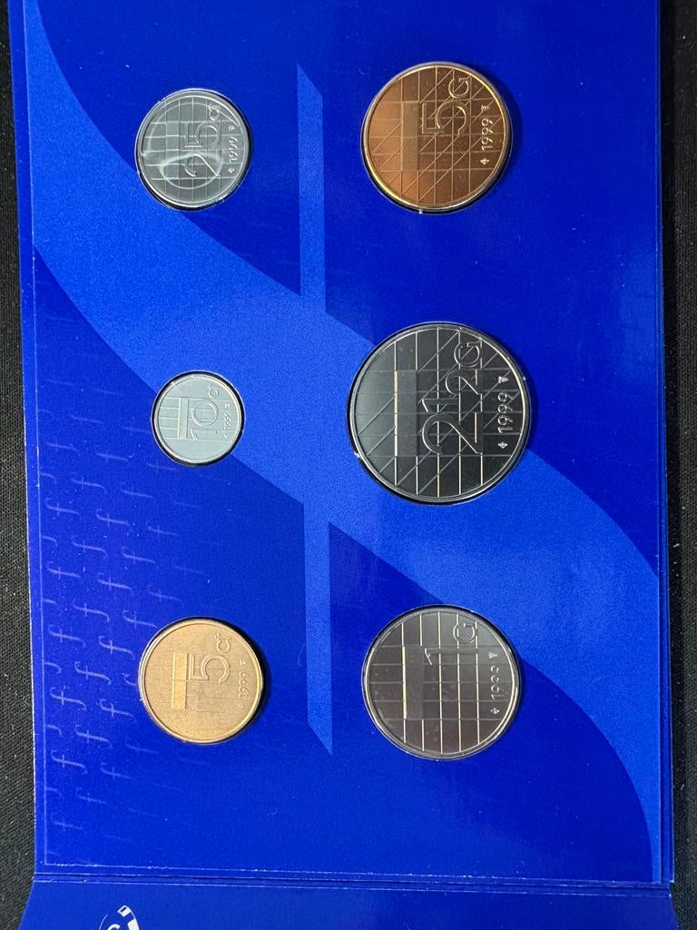 Nederlandse muntset fill jaar 1987 tot 2001, Verzenden, Overige landen, Overige waardes