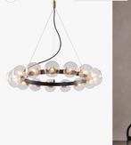 Bollen hanglamp – Nieuw! Incl. lichtbronnen, Ophalen, Zo goed als nieuw, Glas, Sfeer