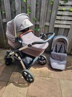 Complete kinderwagen ~ Silver Cross Wave, Gebruikt, Verstelbare duwstang, Combiwagen, Ophalen