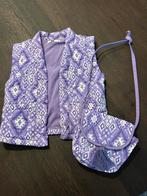 Leuk giletje met bijpassende tas maat 110/116, Ophalen of Verzenden, Zo goed als nieuw, Maat 110