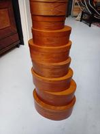 Shaker style dozen set van 5 en 2 in elkaar passende dozen, Huis en Inrichting, Emmers, Ophalen, Nieuw, Kunststof