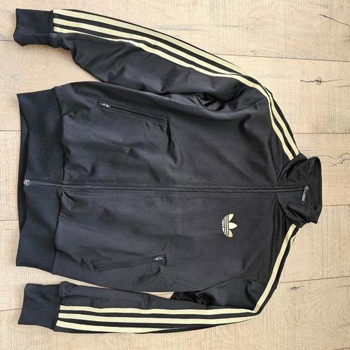 Zwart Adidas Originals Firebird trainingsjack, mt S, Kleding | Heren, Sportkleding, Zo goed als nieuw, Algemeen, Maat 46 (S) of kleiner
