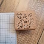 Nikkidotti gemstones/kristallen stempel, Verzenden, Zo goed als nieuw, Houten stempel