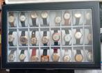 Showcase vintage Horloges   24 stuks, Overige merken, Overige materialen, Met bandje, Polshorloge