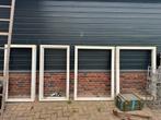 Hard houten raamkozijnen - 4 stuks, Doe-het-zelf en Verbouw, Kozijnen en Schuifpuien, Gebruikt, Raamkozijn, Ophalen of Verzenden