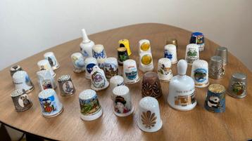 Vingerhoedjes Verzameling Wereldwijd beschikbaar voor biedingen