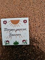 Vintage Tegeltjes met Spreuken (Set van 4), Ophalen of Verzenden