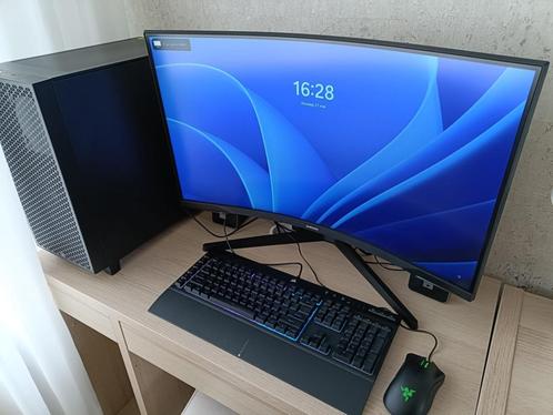Game pc 7800 xt 1440p gaming setup, Computers en Software, Desktop Pc's, Zo goed als nieuw, Onbekend, 16 GB, Met videokaart, Met monitor