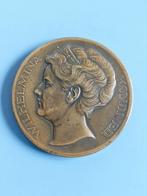 Penning 1923 regeringsjubileum Wienecke, Postzegels en Munten, Penningen en Medailles, Ophalen of Verzenden, Brons, Nederland