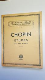 CHOPIN  . ÉTUDES . SCHIRMER, Muziek en Instrumenten, Bladmuziek, Gebruikt, Klassiek, Ophalen of Verzenden, Artiest of Componist