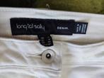 zgan lange dames broek van long tall sally maat42 kleur room, Verzenden, Zo goed als nieuw, Overige kleuren, Lang