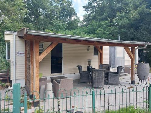 Stevige Douglas overkapping 6m x 3m met mooie afwerking, Tuin en Terras, Overkappingen, Zo goed als nieuw, Ophalen