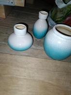 Ptmd potten, Huis en Inrichting, Woonaccessoires | Vazen, Blauw, Aardewerk of Porselein, Ophalen of Verzenden, Zo goed als nieuw