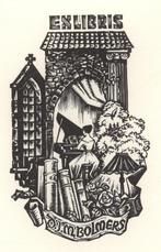 0575 Ex Libris Nederland : Harry Corvers, 1956, Verzenden