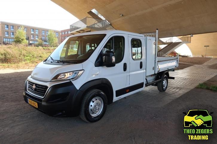 Fiat Ducato 35H 2.3 MJ L4H1 DC KIPPER Pick-Up, Auto's, Fiat, Bedrijf, Ducato, ABS, Airbags, Airconditioning, Bluetooth, Cruise Control